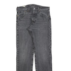 LEVI'S 501 Big E Mens Jeans Black Regular Straight Denim Medium W30 L34 Classic
