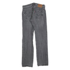 LEVI'S 501 Big E Mens Jeans Black Regular Straight Denim Medium W30 L34 Classic