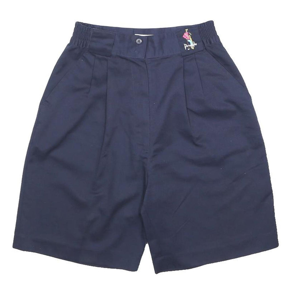 PRINGLE Womens Shorts Navy Casual Woven S W26 Classic Comfort