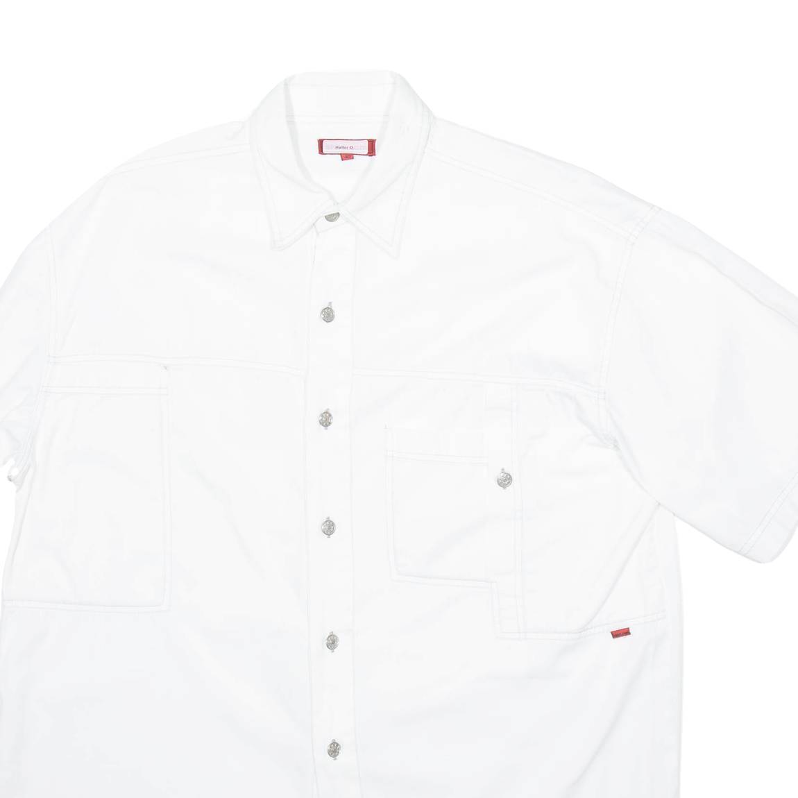 SHIRT.COM Mens Plain Shirt White XL