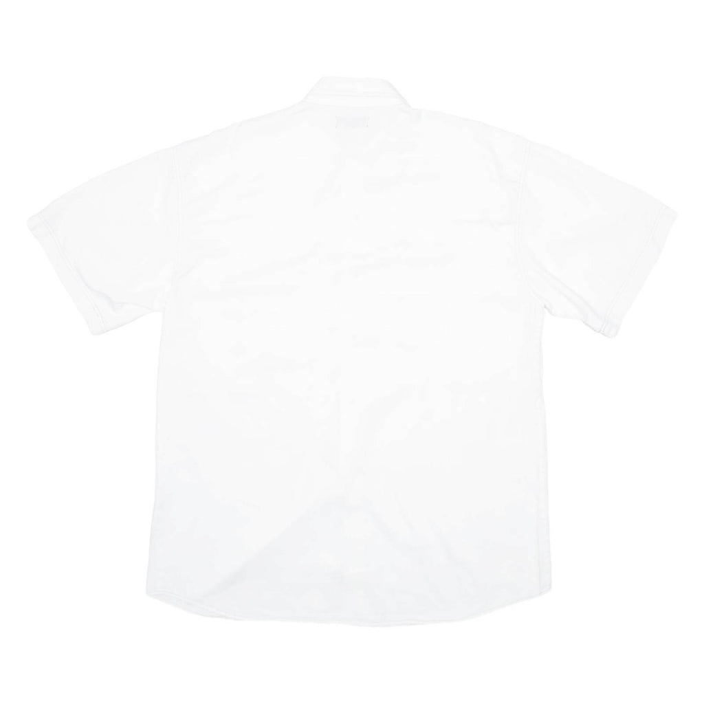 SHIRT.COM Mens Plain Shirt White XL