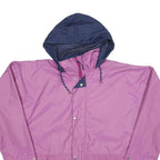 HELLY HANSEN Womens Purple & Navy Hooded Zip Jacket M Polyester Blend Outdoor