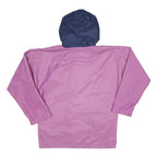 HELLY HANSEN Womens Purple & Navy Hooded Zip Jacket M Polyester Blend Outdoor