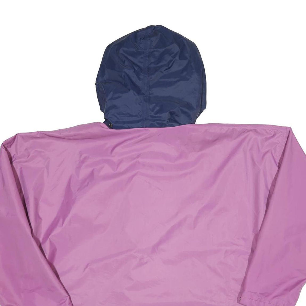 HELLY HANSEN Womens Purple & Navy Hooded Zip Jacket M Polyester Blend Outdoor