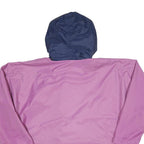 HELLY HANSEN Womens Purple & Navy Hooded Zip Jacket M Polyester Blend Outdoor