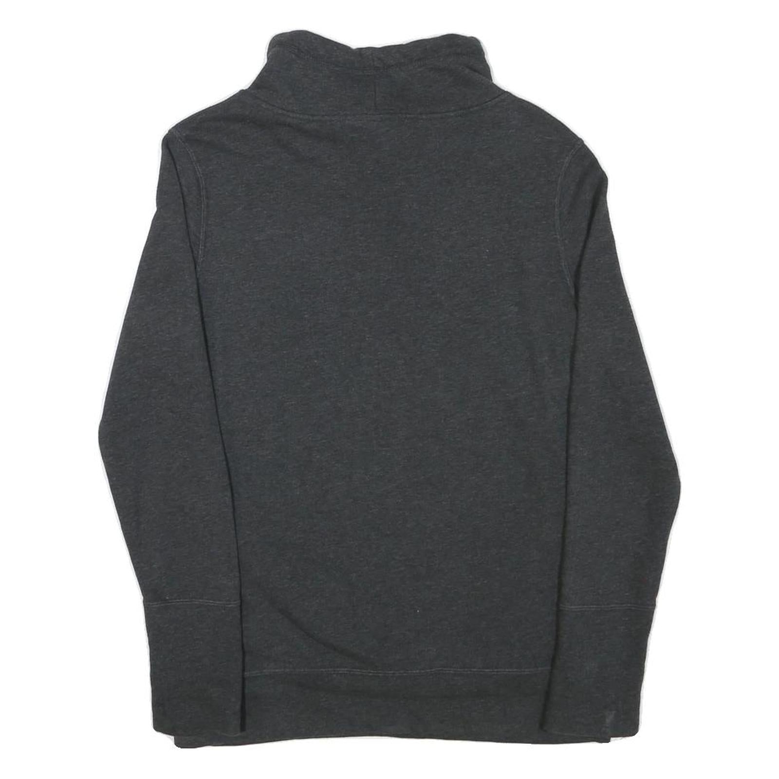 PUMA Mens Grey Pullover S Funnel Neck Cotton Blend Sweatshirt