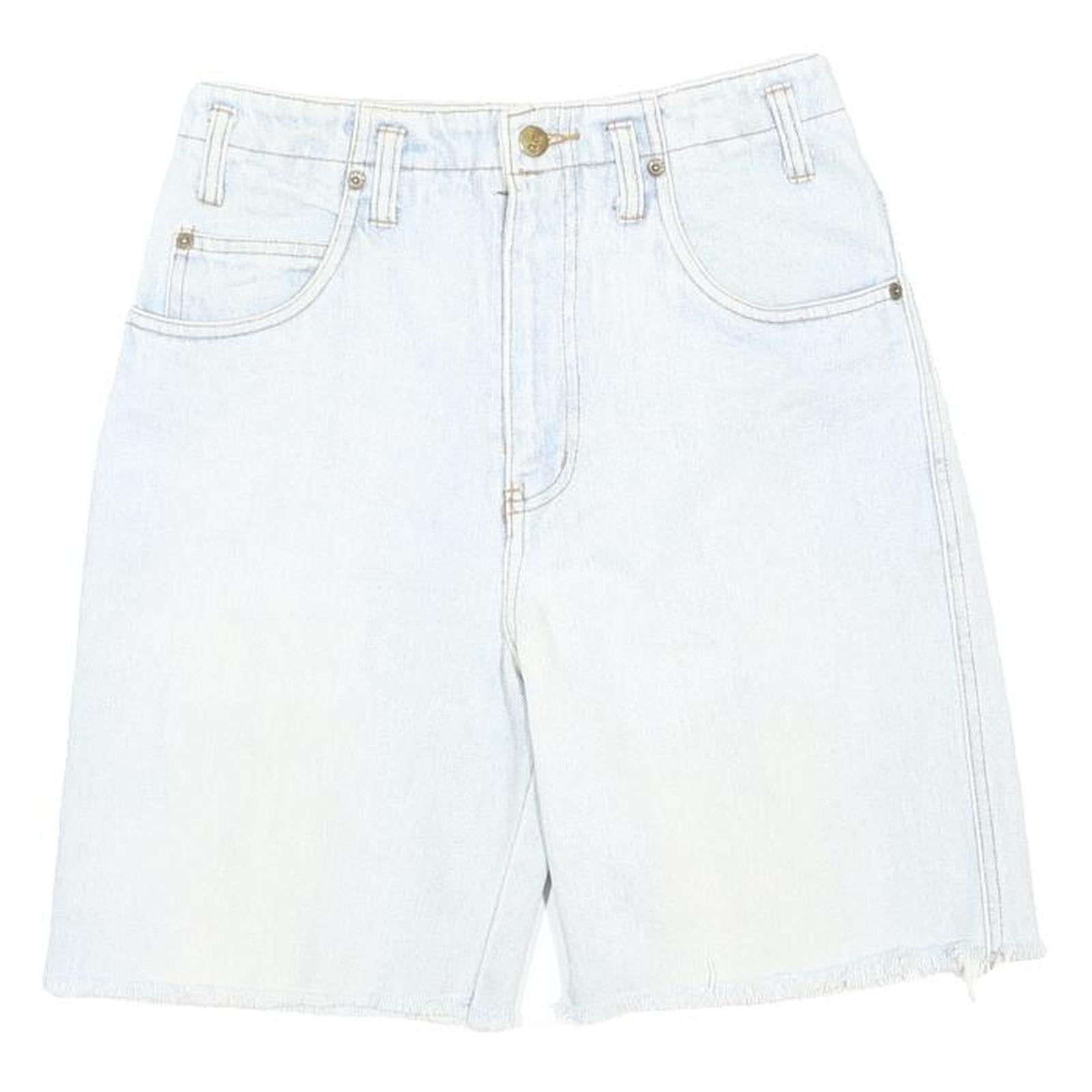 CLOU Womens Shorts Blue Casual S W28 Denim Cotton Lightweight