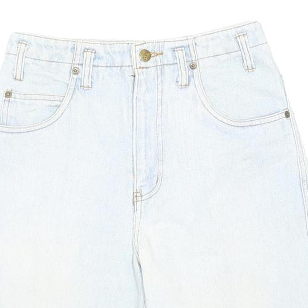 CLOU Womens Shorts Blue Casual S W28 Denim Cotton Lightweight