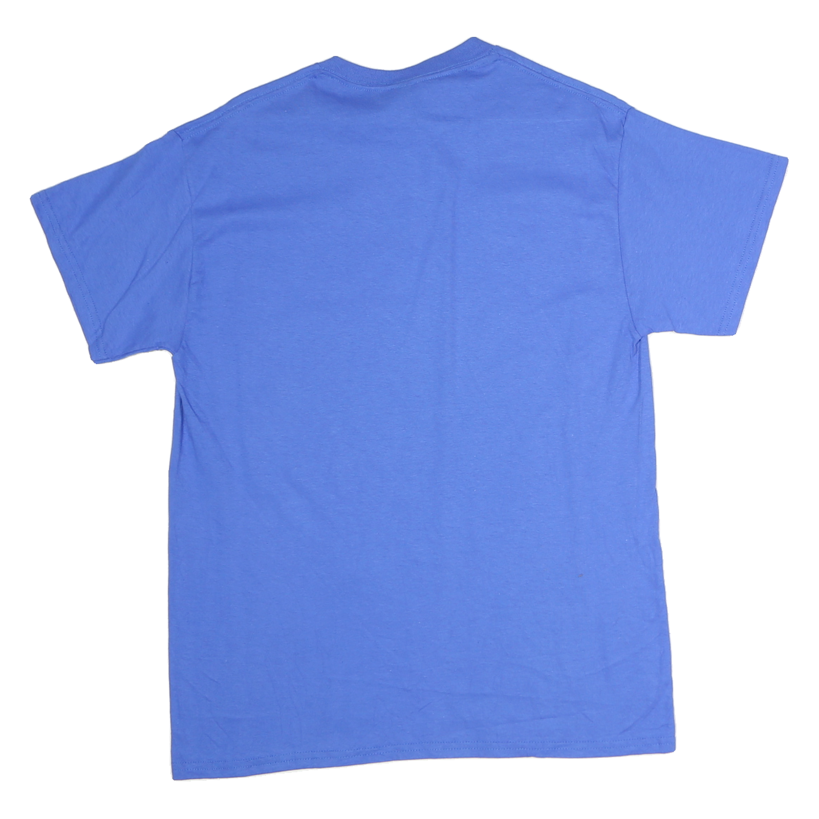 GILDAN Womens Blue Plain T-Shirt XL Short Sleeve Crew Neck Essential Casual