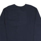 RUSSELL ATHLETIC Mens Navy Blue Cotton Blend Crew Neck XL Sweatshirt Logo Print