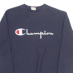 CHAMPION REVERSE WEAVE Mens Sweatshirt Blue Crew Neck M