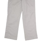 DICKIES Mens Polyester Blend Grey Classic Straight Trousers W33 L30 Workwear Zip