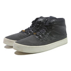 AIR JORDAN Mens Black Leather High Top Trainers UK 11 Casual Wear Premium