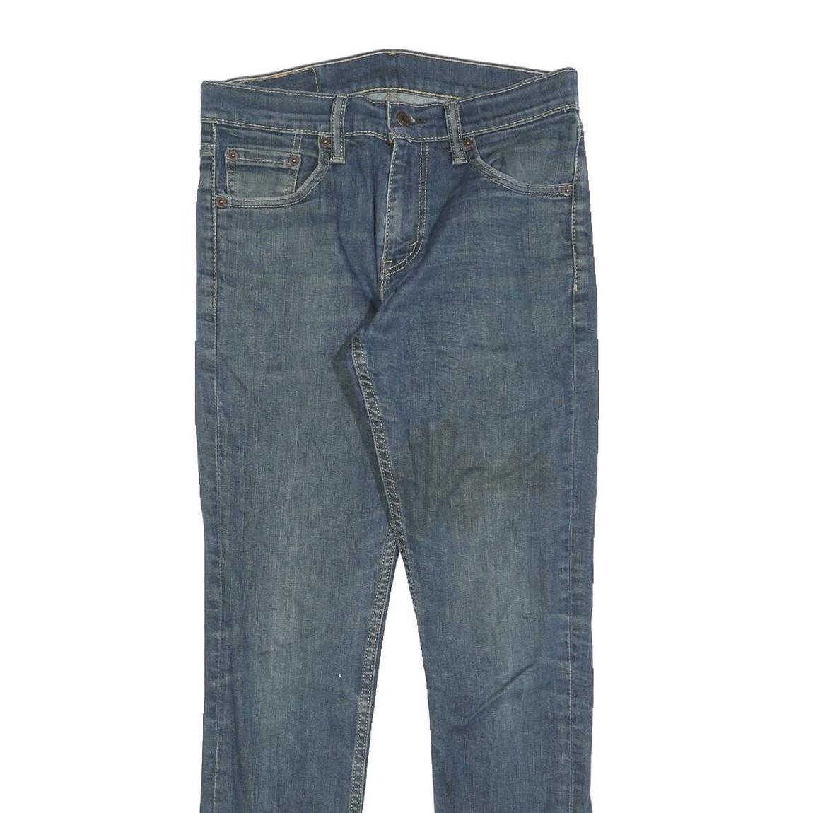 LEVI'S 511 Slim Mens Jeans Blue Slim Skinny Denim W30 L29 Classic Zip