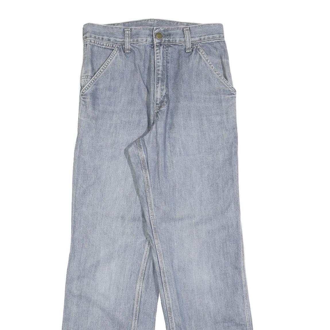 CARHARTT Mens Jeans Blue Relaxed Loose Denim Light W28 L32 Workwear Cotton