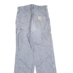 CARHARTT Mens Jeans Blue Relaxed Loose Denim Light W28 L32 Workwear Cotton