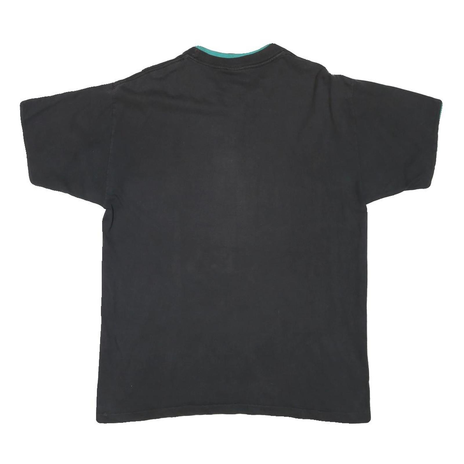 SIGNAL Mens Black Tee L Short Sleeve Crew Neck Pikes Peak Colorado Printed Logo