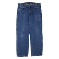 DICKIES Womens Jeans Blue Regular Straight W34 L29