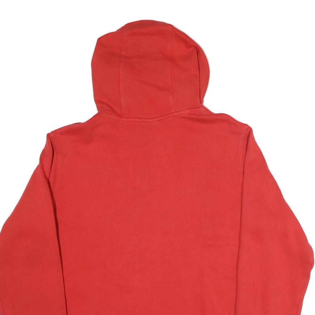 NIKE Mens Red Big Red Basketball Pullover Hoodie L Cotton Blend Sportswear