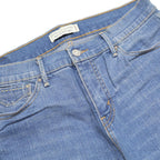 LEVI'S Womens 512 Bootcut Regular Fit Denim Light Blue Jeans W30 L31 Stylish