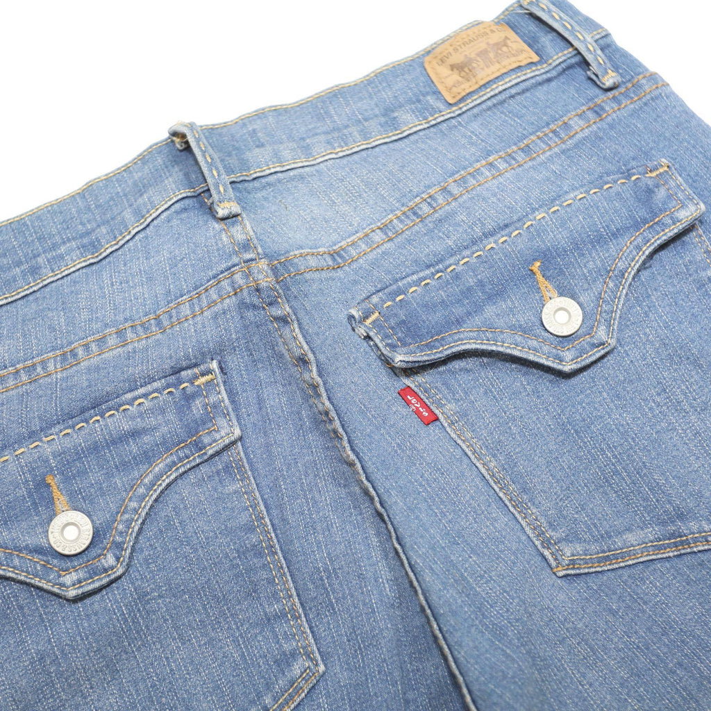 LEVI'S Womens 512 Bootcut Regular Fit Denim Light Blue Jeans W30 L31 Stylish