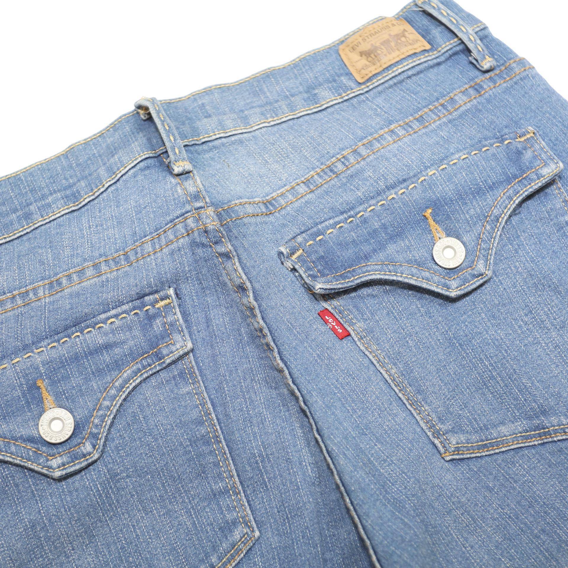 LEVI'S Womens 512 Bootcut Regular Fit Denim Light Blue Jeans W30 L31 Stylish