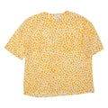 MONN Womens Printed Top Yellow Floral L