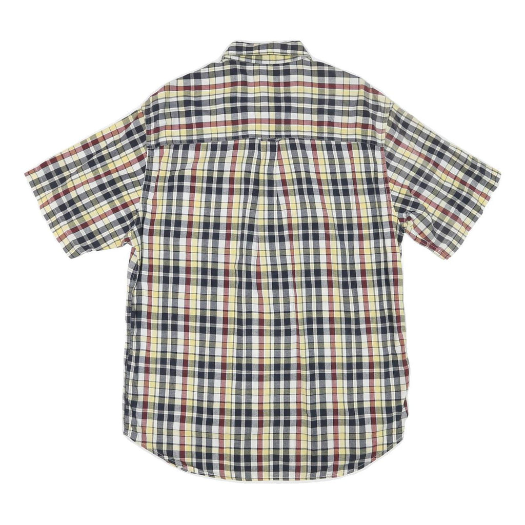 CHAPS RALPH LAUREN Mens Yellow Black Red Check Shirt XL Button-Down Casual