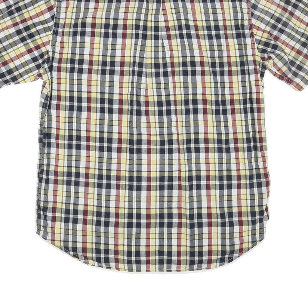 CHAPS RALPH LAUREN Mens Yellow Black Red Check Shirt XL Button-Down Casual