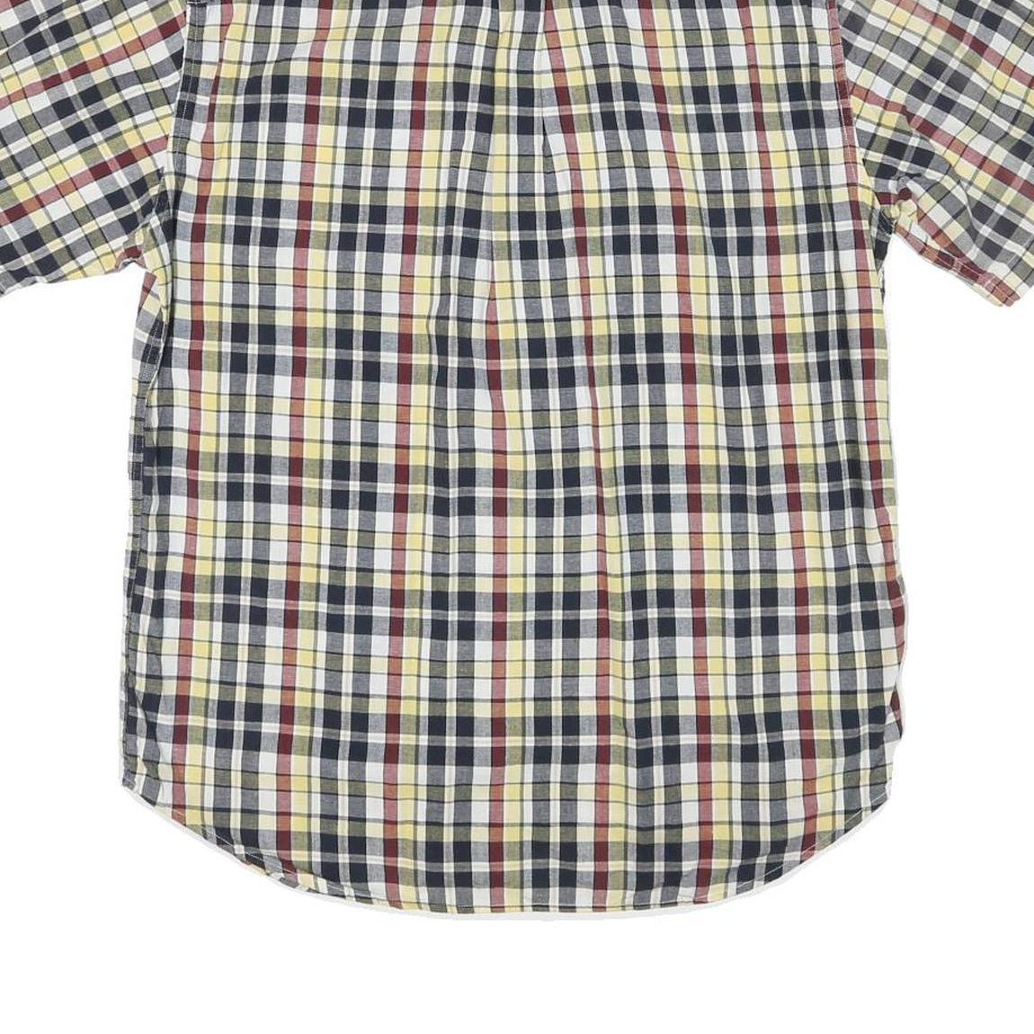 CHAPS RALPH LAUREN Mens Yellow Black Red Check Shirt XL Button-Down Casual