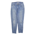 LEVI'S 721 Womens Jeans Blue Regular Skinny Denim Medium W26 L25 Classic Fit Zip