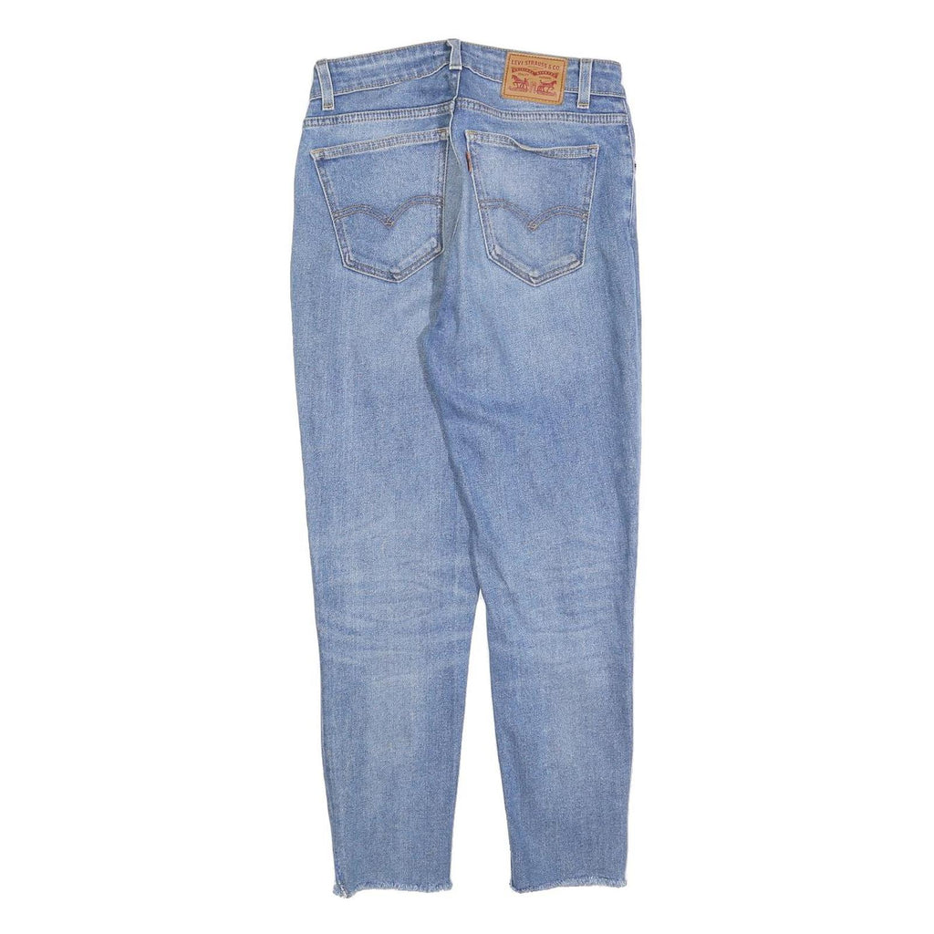 LEVI'S 721 Womens Jeans Blue Regular Skinny Denim Medium W26 L25 Classic Fit Zip