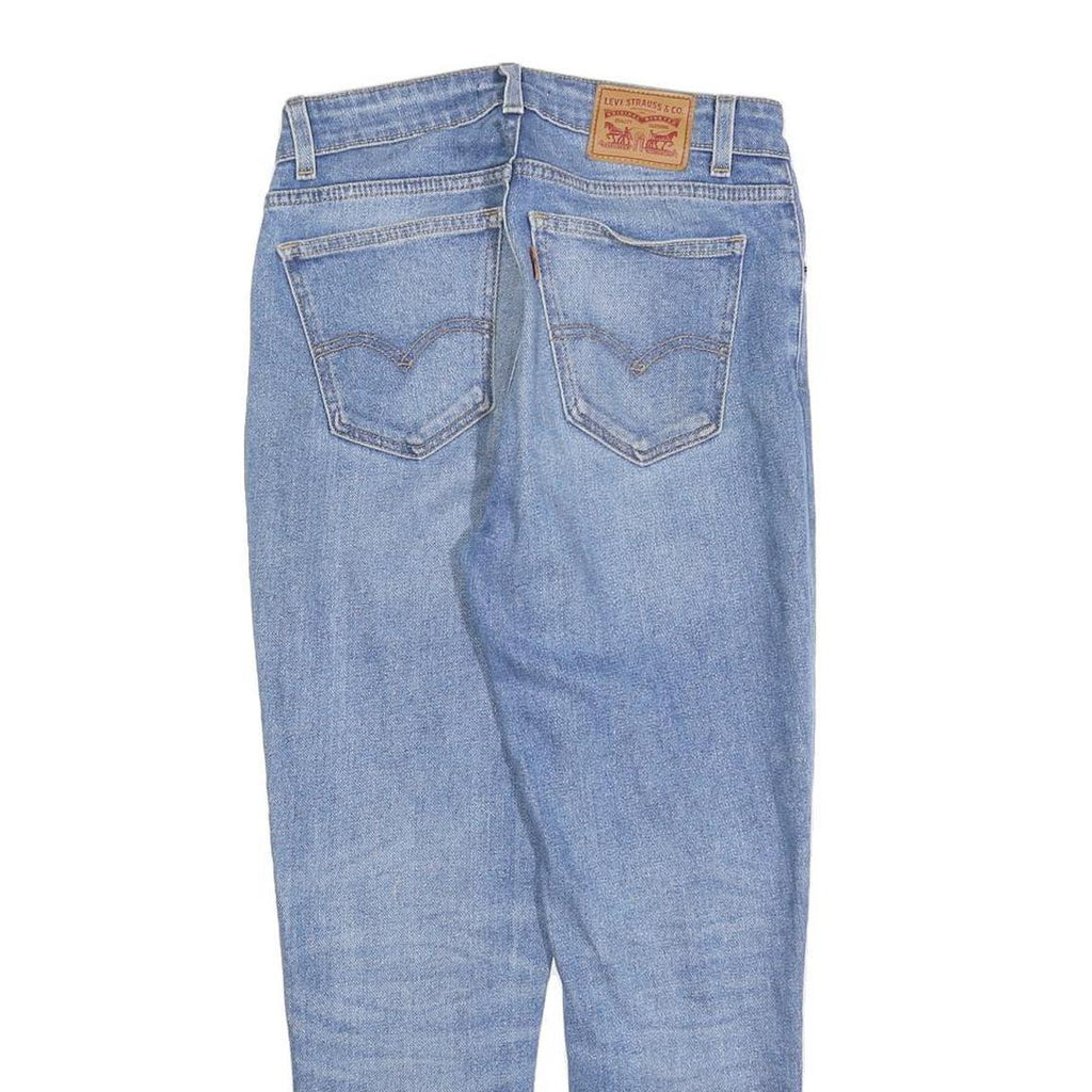 LEVI'S 721 Womens Jeans Blue Regular Skinny Denim Medium W26 L25 Classic Fit Zip