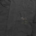 CARHARTT Womens Black Nylon Outdoor Jacket M Badge Patch Zip Stand-Up Collar