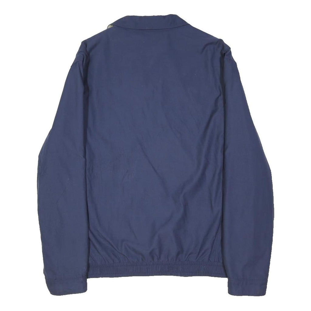 POLO RALPH LAUREN Mens Blue L Jacket Polyester Blend Plain Zip Casual