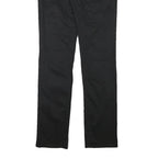 CALVIN KLEIN JEANS Womens Cotton Blend Black Regular Straight Trousers W31 L34