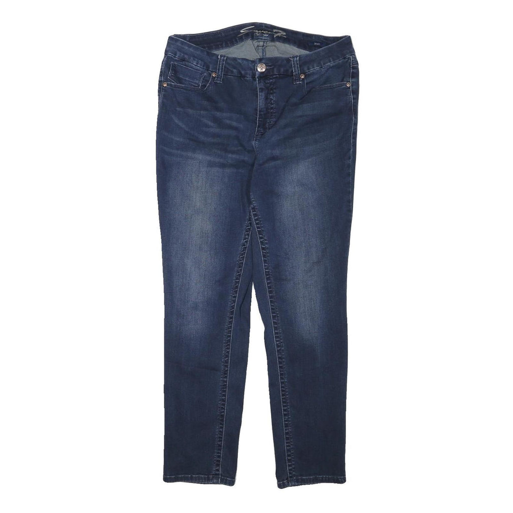 SEVEN7 Womens Jeans Blue Slim Skinny Denim Medium W34 L28 Stylish Zip