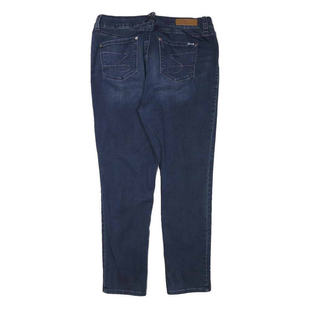SEVEN7 Womens Jeans Blue Slim Skinny Denim Medium W34 L28 Stylish Zip