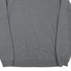 NIKE Mens Grey Crew Neck S Cotton Blend Sweatshirt Sports Casual Pullover