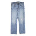 LEVI'S 501 Mens Jeans Blue Regular Straight Denim Medium W34 L32 Classic Button