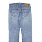 LEVI'S 501 Mens Jeans Blue Regular Straight Denim Medium W34 L32 Classic Button