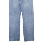 LEVI'S 501 Mens Jeans Blue Regular Straight Denim Medium W34 L32 Classic Button