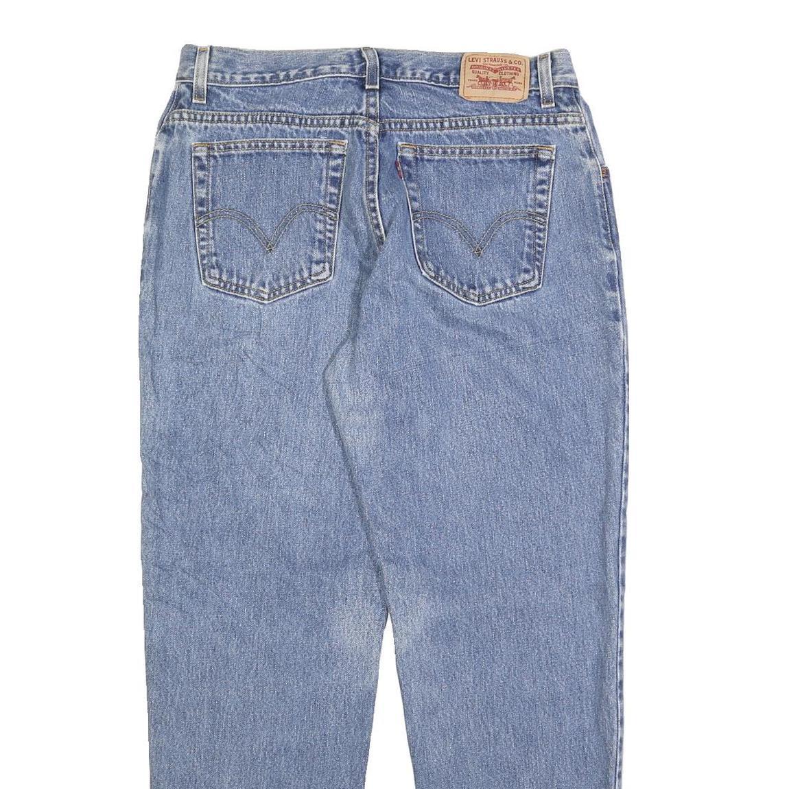 LEVI'S 550 Womens Jeans Blue Relaxed Straight Denim Medium W31 L29 Classic Fit