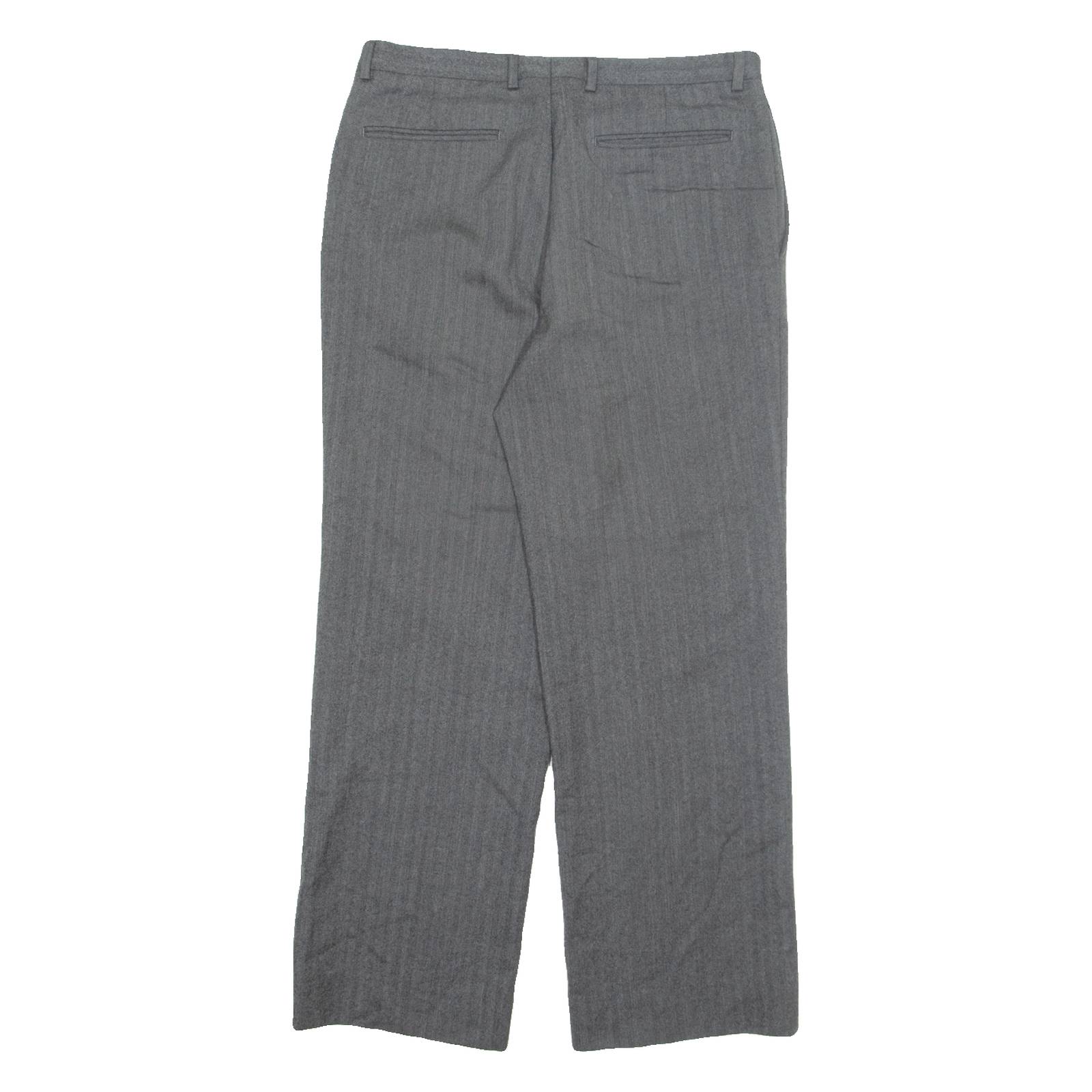 TED BAKER Chino Mens Trousers Grey Regular Straight W30 L30