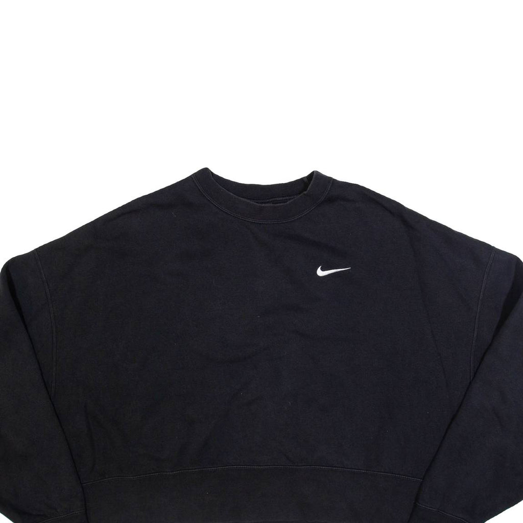 NIKE Womens Sweatshirt Black L