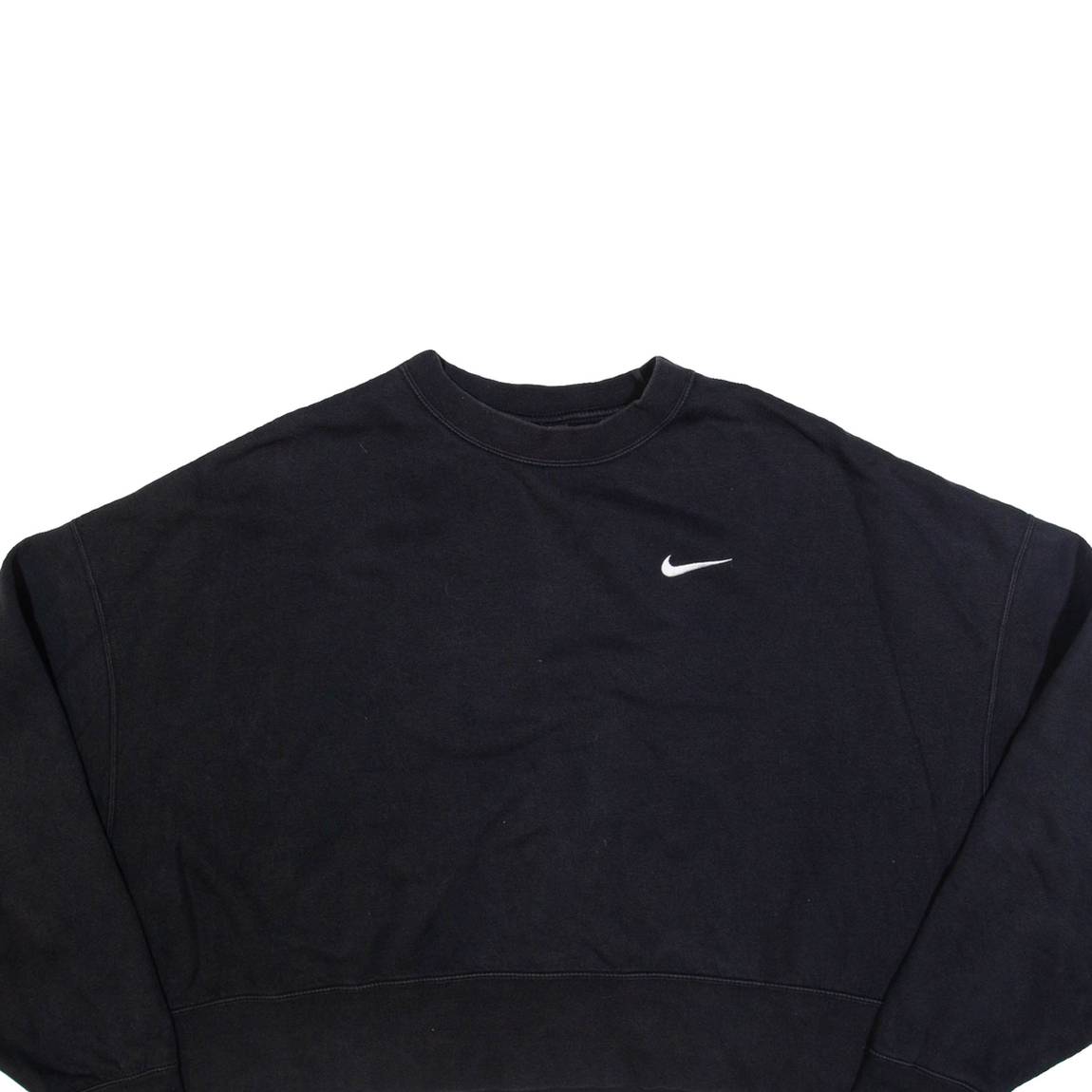 NIKE Womens Sweatshirt Black L