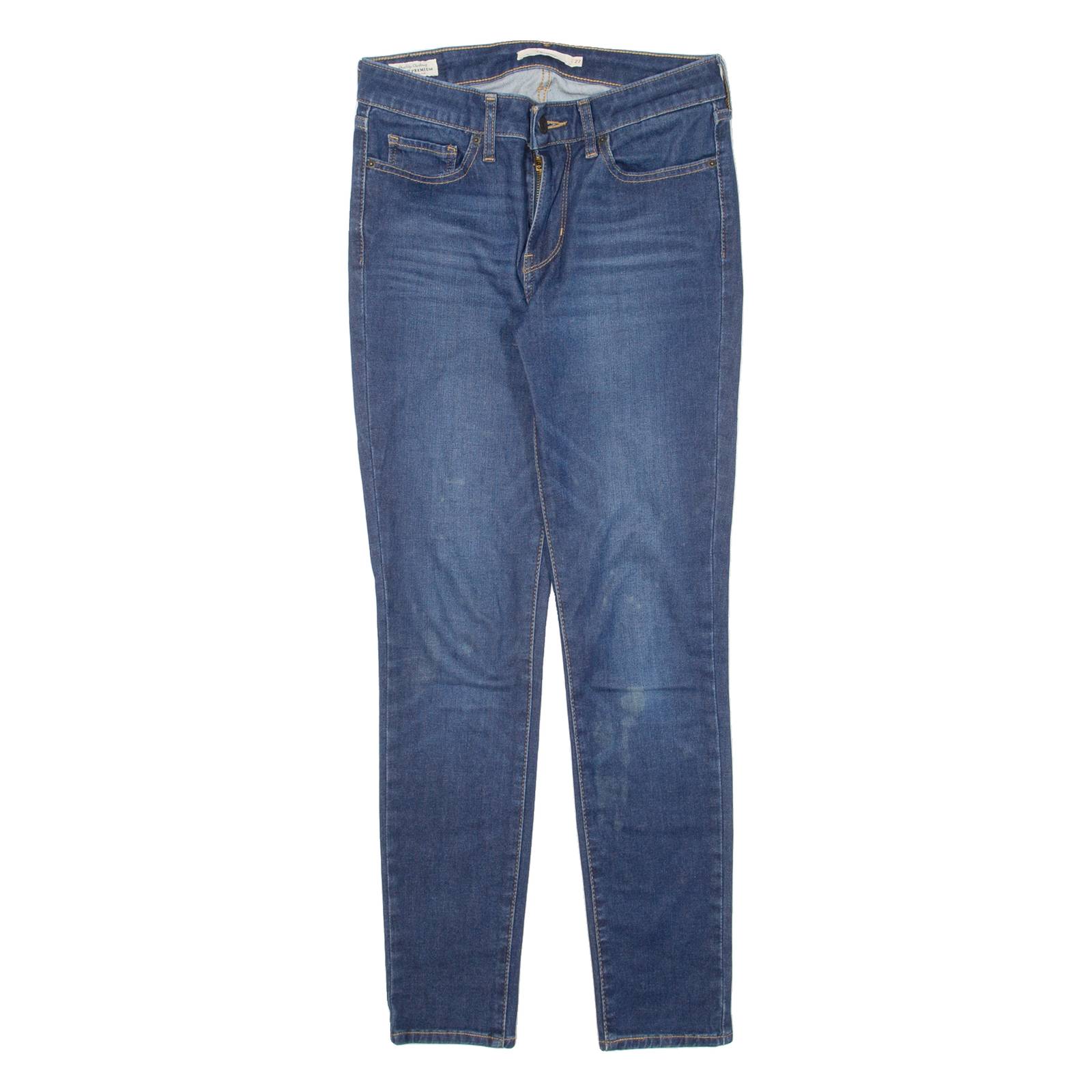 LEVI'S 711 Womens Jeans Blue Slim Skinny W27 L28