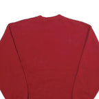 IVY CREW Mens Red Crew Neck L Sweatshirt Cotton Blend Casual Wear