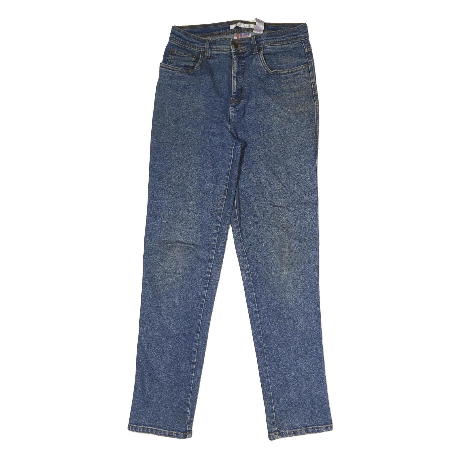 BILLBLASS Womens Slim Blue Denim Jeans W30 L30 Zip Closure Classic Fit