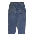 BILLBLASS Womens Slim Blue Denim Jeans W30 L30 Zip Closure Classic Fit